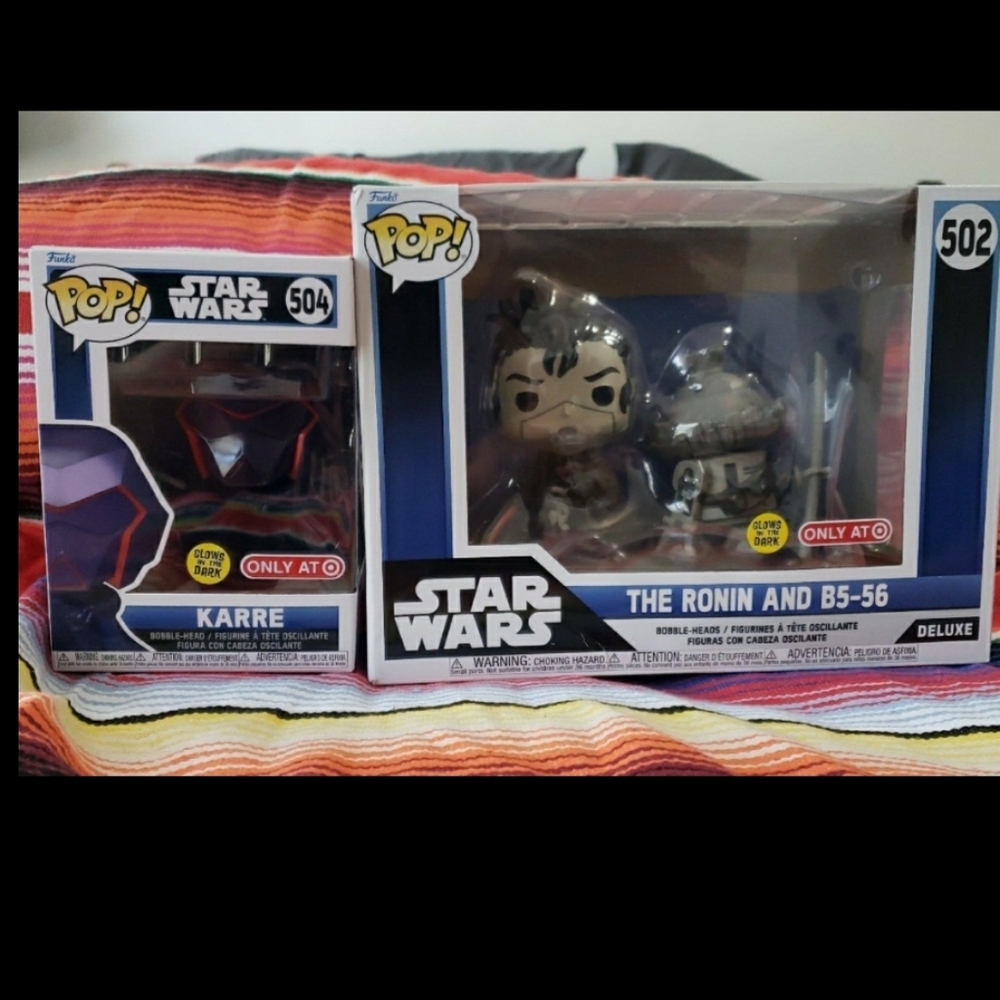 FUNKO POP Starwars Ronin &Karre Bundle